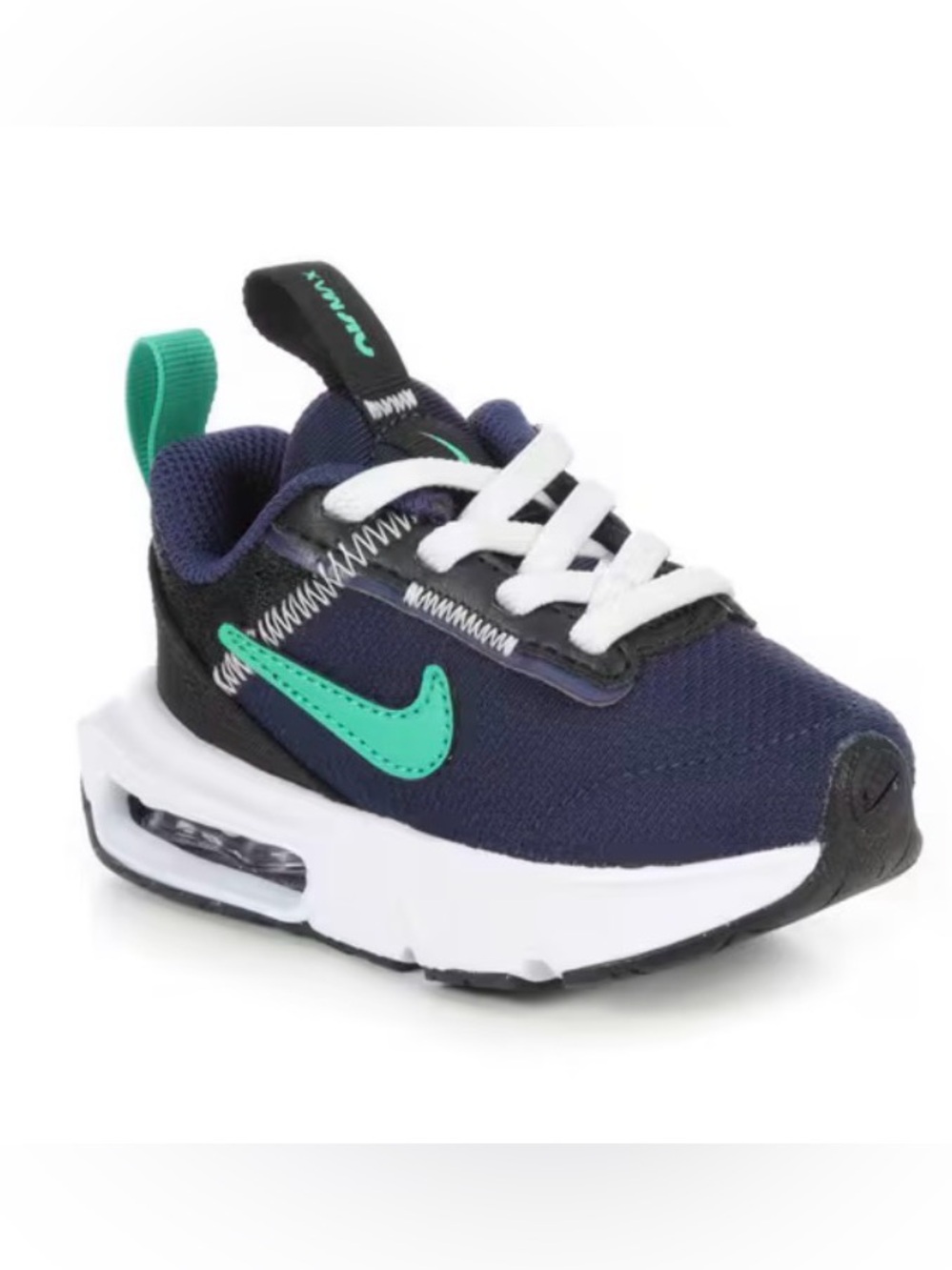 Nike Kids Navy & Teal Air Max INTRLK Slip-On Sneaker